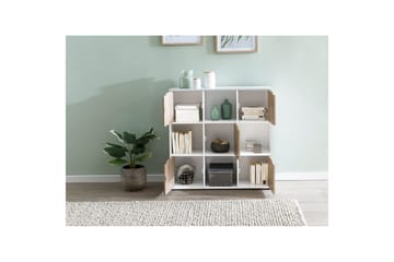 Stående hylla Wohnling Massa Melaminbelagd spånskiva med förvaringsutrymme 5 dörrar Modern - Möbler - Bord & matgrupp - Avlastningsbord & sidobord - Konsolbord & hallbord