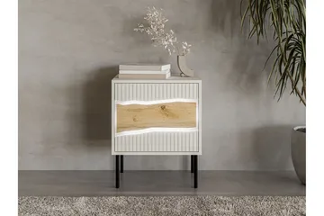 Stintino Sängbord 51 cm - Beige/Brun - Möbler - Bord & matgrupp - Avlastningsbord & sidobord - Sängbord & nattduksbord