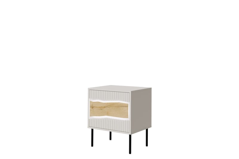 Stintino Sängbord 51 cm - Beige/Brun - Möbler - Bord & matgrupp - Avlastningsbord & sidobord - Sängbord & nattduksbord