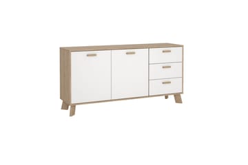 Sumita Konsollbord 147 cm - Vit/Natur - Möbler - Bord & matgrupp - Avlastningsbord & sidobord - Konsolbord & hallbord