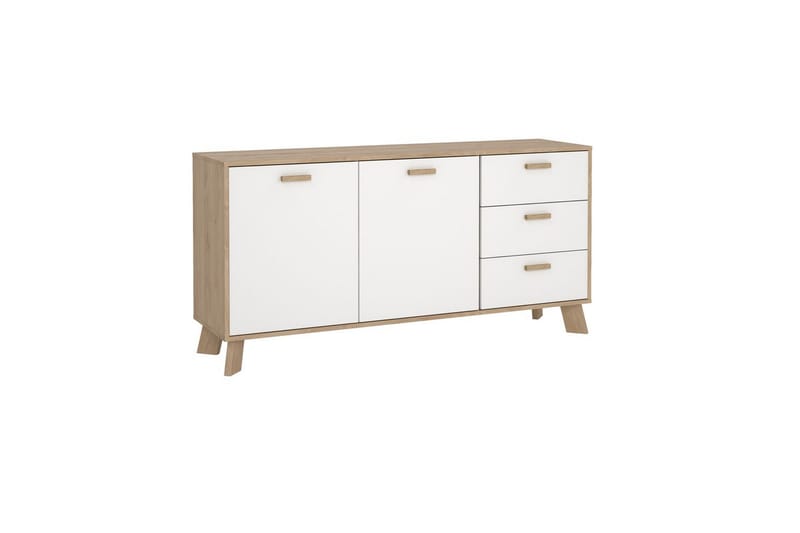 Sumita Konsollbord 147 cm - Vit/Natur - Möbler - Bord & matgrupp - Avlastningsbord & sidobord - Konsolbord & hallbord