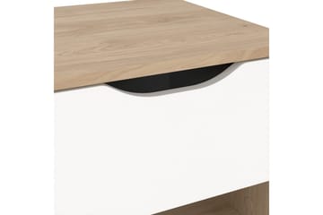Sumita Sängbord 40 cm - Brun/Vit - Möbler - Bord & matgrupp - Avlastningsbord & sidobord - Sängbord & nattduksbord