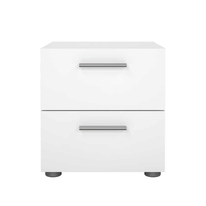 Suntia Nattduksbord med 2 lådor 40x40x42 cm - Möbler - Bord & matgrupp - Avlastningsbord & sidobord - Sängbord & nattduksbord