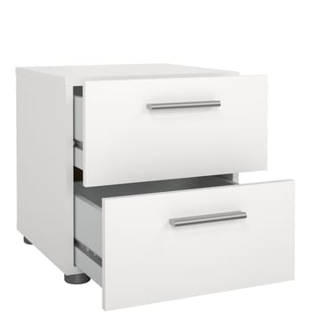Suntia Nattduksbord med 2 lådor 40x40x42 cm - Möbler - Bord & matgrupp - Avlastningsbord & sidobord - Sängbord & nattduksbord