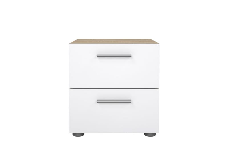 Suntia Sängbord 40 cm - Vit/Natur - Möbler - Bord & matgrupp - Avlastningsbord & sidobord - Sängbord & nattduksbord