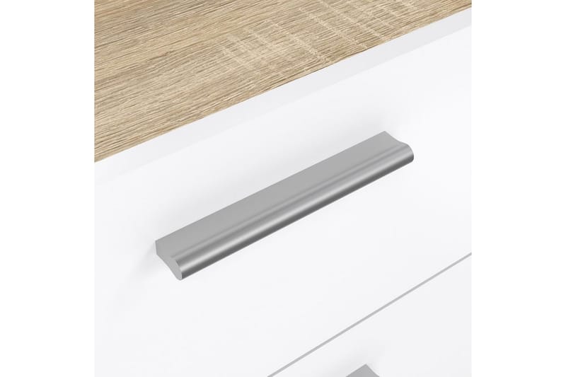 Suntia Sängbord 40 cm - Vit/Natur - Möbler - Bord & matgrupp - Avlastningsbord & sidobord - Sängbord & nattduksbord