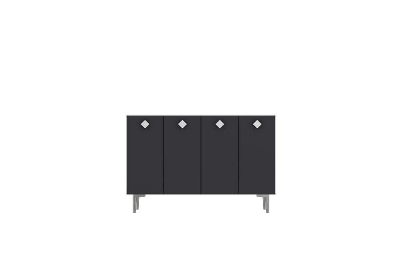 Sylas Konsollbord 120x120 cm - Antracit/Silver - Möbler - Bord & matgrupp - Avlastningsbord & sidobord - Konsolbord & hallbord