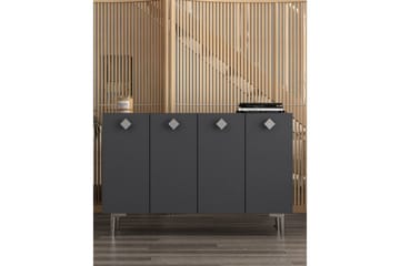 Sylas Konsollbord 120x120 cm - Antracit/Silver - Möbler - Bord & matgrupp - Avlastningsbord & sidobord - Konsolbord & hallbord