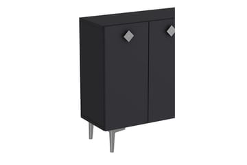 Sylas Konsollbord 120x120 cm - Antracit/Silver - Möbler - Bord & matgrupp - Avlastningsbord & sidobord - Konsolbord & hallbord