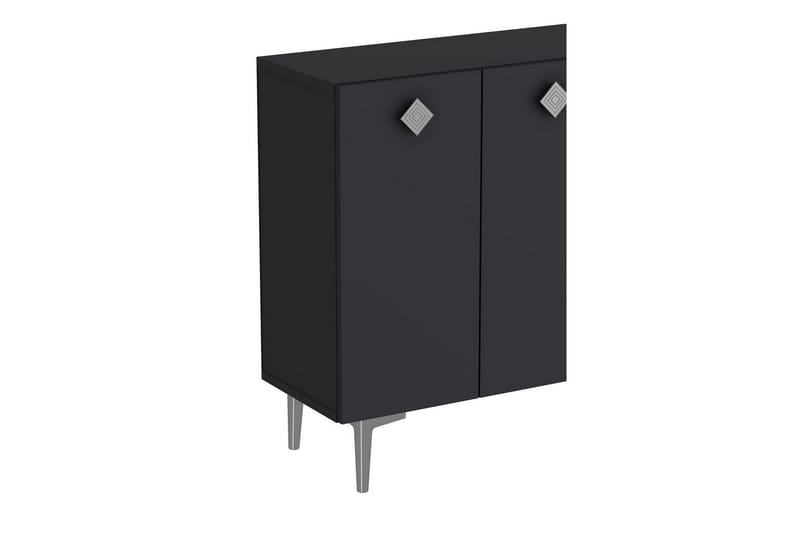 Sylas Konsollbord 120x120 cm - Antracit/Silver - Möbler - Bord & matgrupp - Avlastningsbord & sidobord - Konsolbord & hallbord