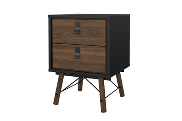 Tadami Sängbord 43 cm - Askgrå/Natur - Möbler - Bord & matgrupp - Avlastningsbord & sidobord - Sängbord & nattduksbord