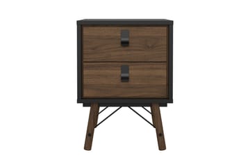 Tadami Sängbord 43 cm - Askgrå/Natur - Möbler - Bord & matgrupp - Avlastningsbord & sidobord - Sängbord & nattduksbord