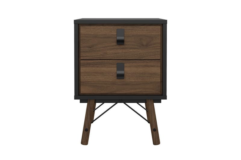 Tadami Sängbord 43 cm - Askgrå/Natur - Möbler - Bord & matgrupp - Avlastningsbord & sidobord - Sängbord & nattduksbord
