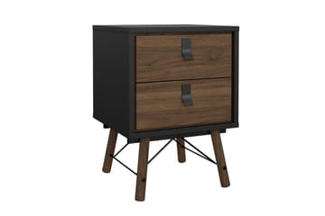 Tadami Sängbord 43 cm - Askgrå/Natur - Möbler - Bord & matgrupp - Avlastningsbord & sidobord - Sängbord & nattduksbord