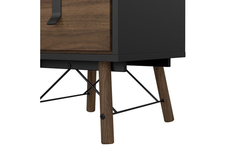 Tadami Sängbord 43 cm - Askgrå/Natur - Möbler - Bord & matgrupp - Avlastningsbord & sidobord - Sängbord & nattduksbord