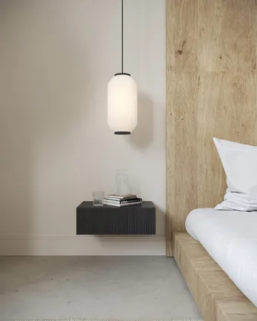 Takayo Sängbord 50 cm - Svart - Möbler - Bord & matgrupp - Avlastningsbord & sidobord - Sängbord & nattduksbord