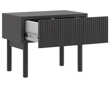 Takayo Sängbord 50 cm - Svart - Möbler - Bord & matgrupp - Avlastningsbord & sidobord - Sängbord & nattduksbord