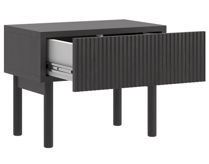 Takayo Sängbord 50 cm - Svart - Möbler - Bord & matgrupp - Avlastningsbord & sidobord - Sängbord & nattduksbord