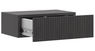 Takayo Sängbord 50 cm - Svart - Möbler - Bord & matgrupp - Avlastningsbord & sidobord - Sängbord & nattduksbord