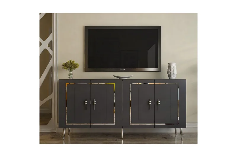 Talon Konsollbord 150 cm - Antracit/Silver - Möbler - Bord & matgrupp - Avlastningsbord & sidobord - Konsolbord & hallbord