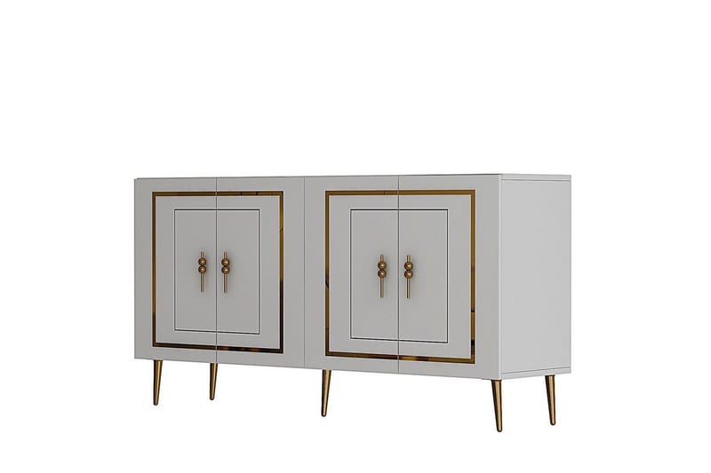 Talon Konsollbord 150 cm - Vit/Guld - Möbler - Bord & matgrupp - Avlastningsbord & sidobord - Konsolbord & hallbord