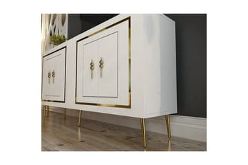 Talon Konsollbord 150 cm - Vit/Guld - Möbler - Bord & matgrupp - Avlastningsbord & sidobord - Konsolbord & hallbord