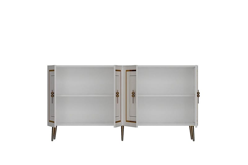 Talon Konsollbord 150 cm - Vit/Guld - Möbler - Bord & matgrupp - Avlastningsbord & sidobord - Konsolbord & hallbord