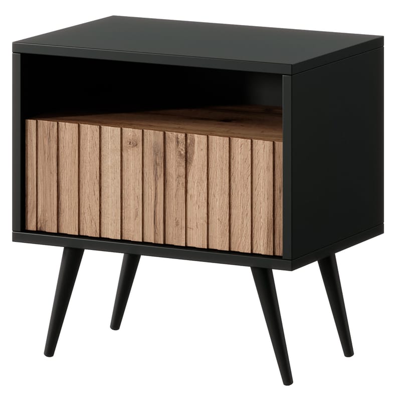 Tapas Sängbord 48 cm, Svart