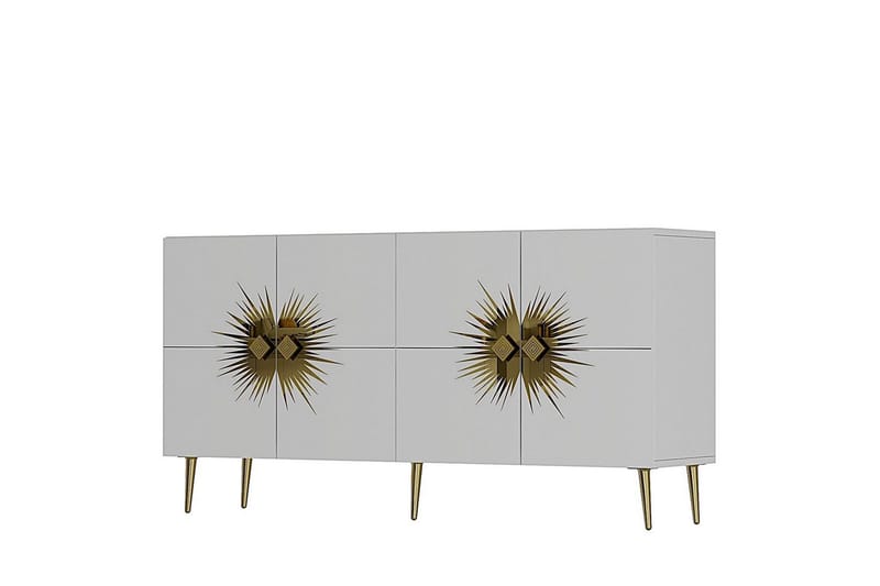 Tari Konsollbord 150 cm - Brons/Vit - Möbler - Bord & matgrupp - Avlastningsbord & sidobord - Konsolbord & hallbord