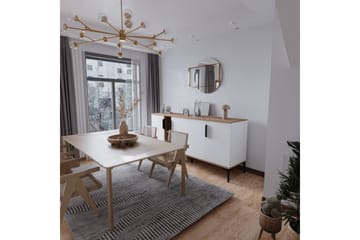 Tarz Konsollbord 180 cm - Ek/Vit - Möbler - Bord & matgrupp - Avlastningsbord & sidobord - Konsolbord & hallbord