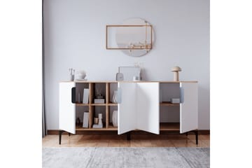 Tarz Konsollbord 180 cm - Ek/Vit - Möbler - Bord & matgrupp - Avlastningsbord & sidobord - Konsolbord & hallbord