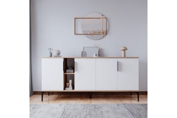 Tarz Konsollbord 180 cm - Ek/Vit - Möbler - Bord & matgrupp - Avlastningsbord & sidobord - Konsolbord & hallbord