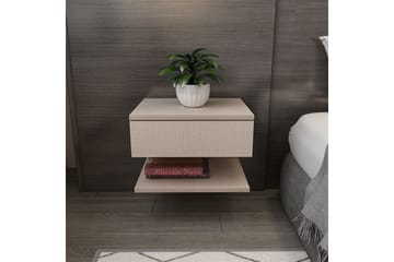 Telo Sängbord 45 cm - Beige - Möbler - Bord & matgrupp - Avlastningsbord & sidobord - Sängbord & nattduksbord