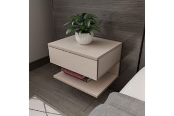 Telo Sängbord 45 cm - Beige - Möbler - Bord & matgrupp - Avlastningsbord & sidobord - Sängbord & nattduksbord