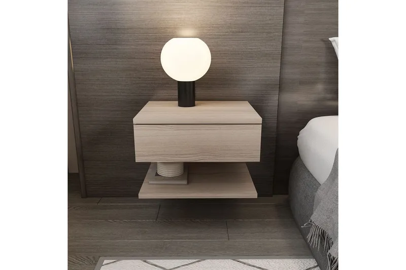 Telo Sängbord 45 cm - Röd - Möbler - Bord & matgrupp - Avlastningsbord & sidobord - Sängbord & nattduksbord