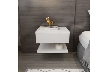 Telo Sängbord 45 cm - Vit - Möbler - Bord & matgrupp - Avlastningsbord & sidobord - Sängbord & nattduksbord