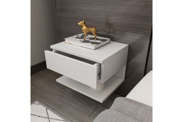 Telo Sängbord 45 cm - Vit - Möbler - Bord & matgrupp - Avlastningsbord & sidobord - Sängbord & nattduksbord