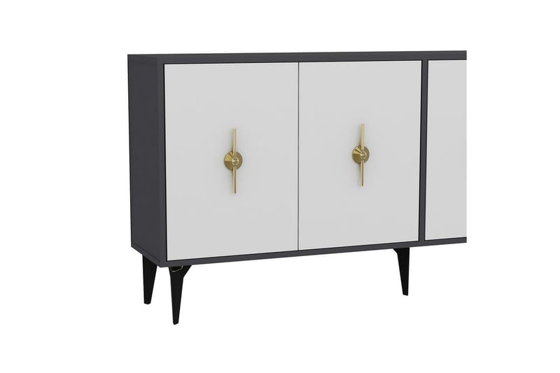 Thylen Konsollbord 180 cm - Antracit/Vit - Möbler - Bord & matgrupp - Avlastningsbord & sidobord - Konsolbord & hallbord