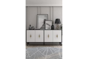 Thylen Konsollbord 180 cm - Antracit/Vit - Möbler - Bord & matgrupp - Avlastningsbord & sidobord - Konsolbord & hallbord