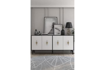 Thylen Konsollbord 180 cm - Antracit/Vit - Möbler - Bord & matgrupp - Avlastningsbord & sidobord - Konsolbord & hallbord