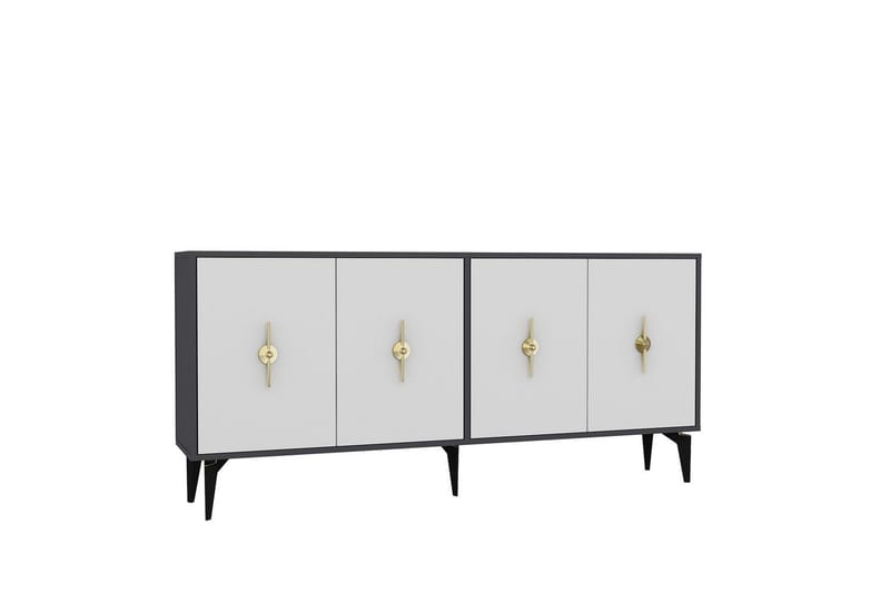 Thylen Konsollbord 180 cm - Antracit/Vit - Möbler - Bord & matgrupp - Avlastningsbord & sidobord - Konsolbord & hallbord