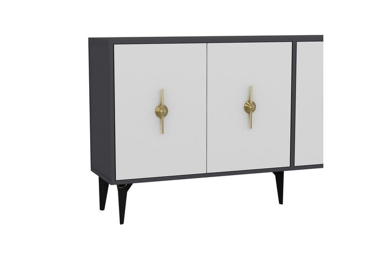 Thylen Konsollbord 180 cm - Antracit/Vit - Möbler - Bord & matgrupp - Avlastningsbord & sidobord - Konsolbord & hallbord