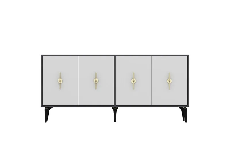 Thylen Konsollbord 180 cm, Antracit/Vit