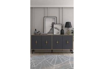 Thylen Konsollbord 180 cm - Ek/Antracit - Möbler - Bord & matgrupp - Avlastningsbord & sidobord - Konsolbord & hallbord