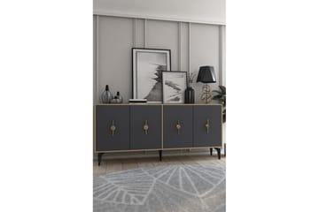 Thylen Konsollbord 180 cm - Ek/Antracit - Möbler - Bord & matgrupp - Avlastningsbord & sidobord - Konsolbord & hallbord