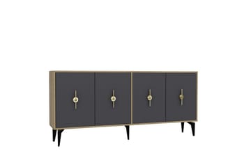 Thylen Konsollbord 180 cm - Ek/Antracit - Möbler - Bord & matgrupp - Avlastningsbord & sidobord - Konsolbord & hallbord