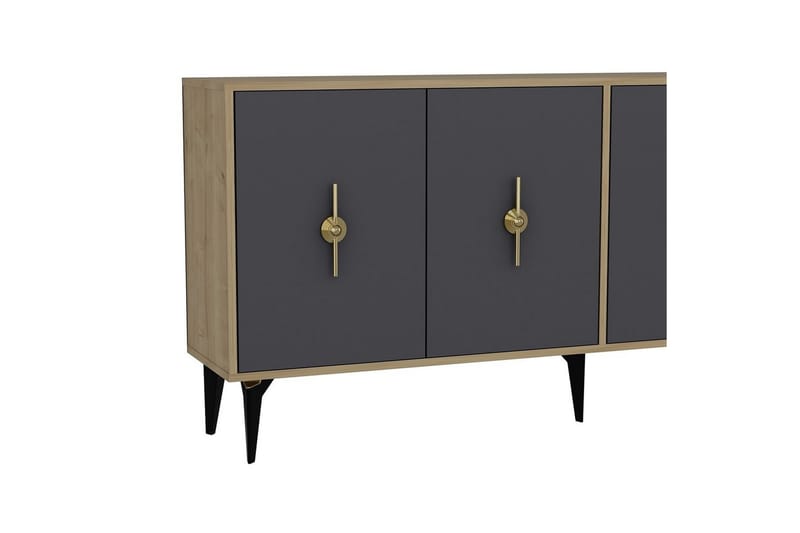 Thylen Konsollbord 180 cm - Ek/Antracit - Möbler - Bord & matgrupp - Avlastningsbord & sidobord - Konsolbord & hallbord