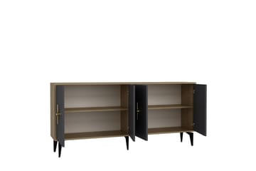 Thylen Konsollbord 180 cm - Ek/Antracit - Möbler - Bord & matgrupp - Avlastningsbord & sidobord - Konsolbord & hallbord