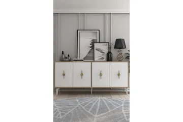 Thylen Konsollbord 180 cm - Ek/Vit - Möbler - Bord & matgrupp - Avlastningsbord & sidobord - Konsolbord & hallbord