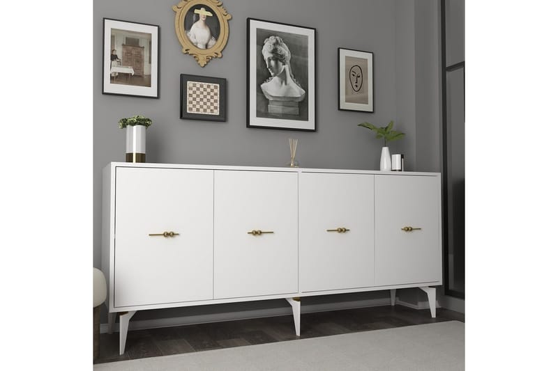 Thyros Konsollbord 180 cm - Vit - Möbler - Bord & matgrupp - Avlastningsbord & sidobord - Konsolbord & hallbord